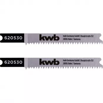 kwb 620530 Λεπίδες σέγας Bi-Metal για laminate και ξύλο, υποδοχή T, συσκευασία 2 τεμ.