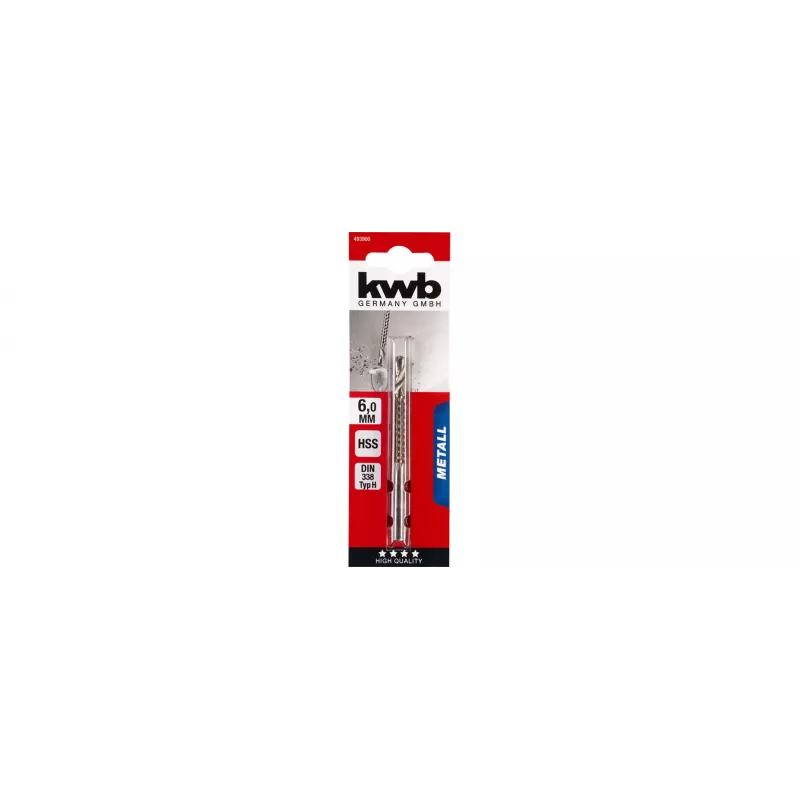 KWB 493900 Επίπεδο Φρέζα Τρυπάνι 20 mm Εξάγωνη Λαβή για Ξύλο