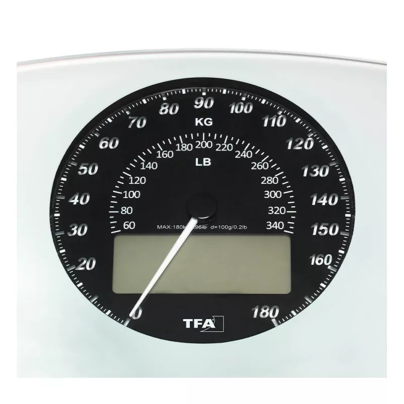 TFA Dostmann 50.1003.02 Ηλεκτρονική ζυγαριά ατόμων, 180 kg, μαύρη