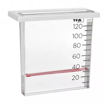 TFA Dostmann 47.1014 βροχόμετρο 120 mm διαφανές/λευκό