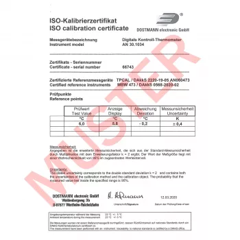 TFA Dostmann LT-102 θερμόμετρο με καλώδιο λευκό (30.1034.K)