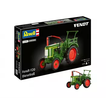 Revell Fendt F20 Dieselroß τρακτέρ Click System μοντέλο κλίμακας 1:24 078289090