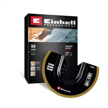 Einhell 708058 BIM-TI 88 mm bimetallic ημιστρόγγυλη λεπίδα σέγας βύθισης για παλινδρομικά multitools