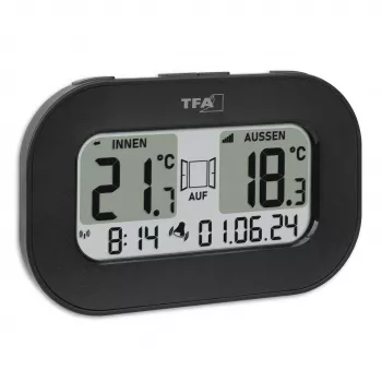 TFA Dostmann COOL@HOME ασύρματο ψηφιακό θερμόμετρο, μαύρο 30.3046.01
