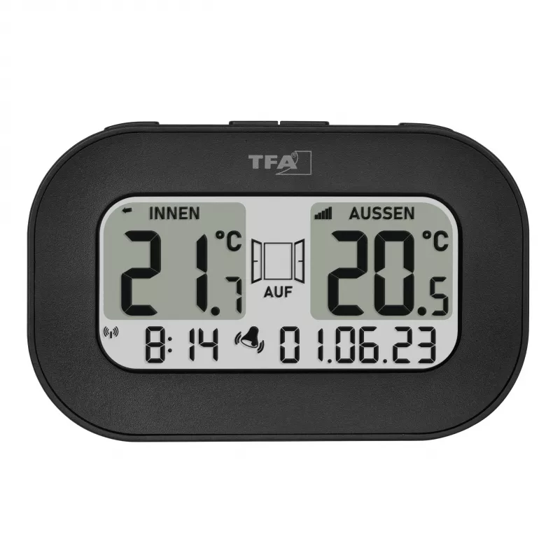 TFA Dostmann COOL@HOME ασύρματο ψηφιακό θερμόμετρο, μαύρο 30.3046.01