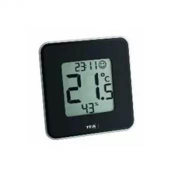 TFA Dostmann 30.5021.01 Style Ψηφιακό θερμοϋγρόμετρο μαύρο (30.010.425)