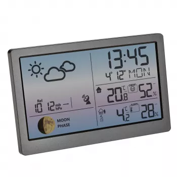 TFA Dostmann LUNA SKY 35.1169.10 Ασύρματος μετεωρολογικός σταθμός με πρόγνωση 12 ωρών, φάση σελήνης, υποστηρίζει έως 3 αισθητήρες