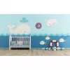 TFA Dostmann 60.3015.11 Ρολόι τοίχου design, μωβ, Silent Quartz, 25 cm