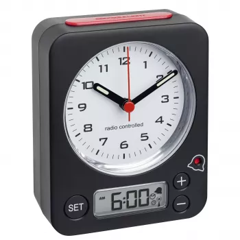TFA Dostmann Combo Μηχανικό ξυπνητήρι μαύρο-κόκκινο (60.1511.01)