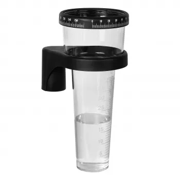 TFA Dostmann 47.1001 Βροχόμετρο, διαφανές/μαύρο, 0-40 mm, χειροκίνητο