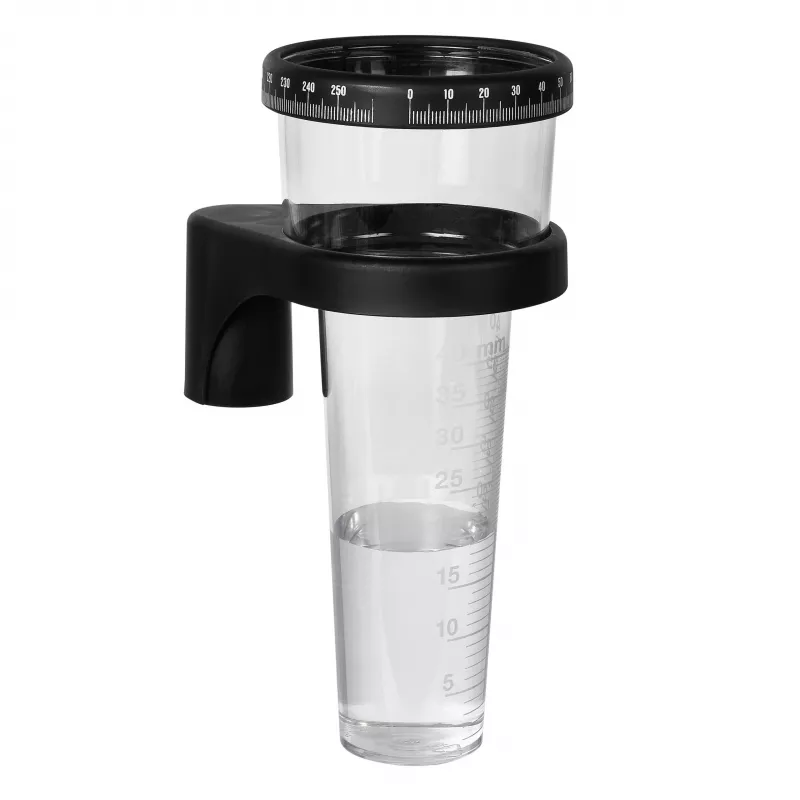 TFA Dostmann 47.1001 Βροχόμετρο, διαφανές/μαύρο, 0-40 mm, χειροκίνητο