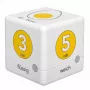 TFA Dostmann Cube Timer ψηφιακό χρονόμετρο αυγών, λευκό/κίτρινο (38.2041.07)