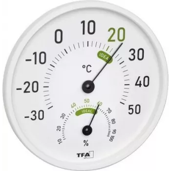 TFA Dostmann Ψηφιακό θερμό-υγρόμετρο λευκό 45.2045.02