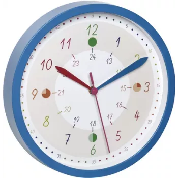 TFA Dostmann 60.3058.06.90 Επιτοίχιο ρολόι quartz 308 mm μπλε