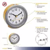 TFA Dostmann 60.1034.07 Κίτρινο στρογγυλό αναλογικό ξυπνητήρι quartz
