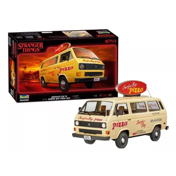 Revell Stranger Things VW T3 Bus Surfer Boy 1:24 Πλαστικό μοντέλο συναρμολόγησης 07725