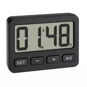 TFA Dostmann 60.2036.01 Ξυπνητήρι quartz Μαύρο