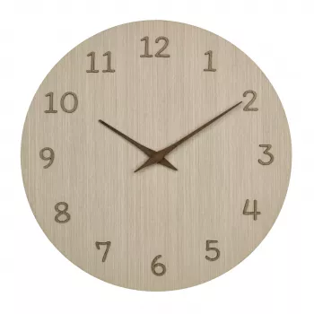 TFA Dostmann 60.3072.01 Επιτοίχιο ρολόι quartz 298 mm Ανοιχτό ξύλο