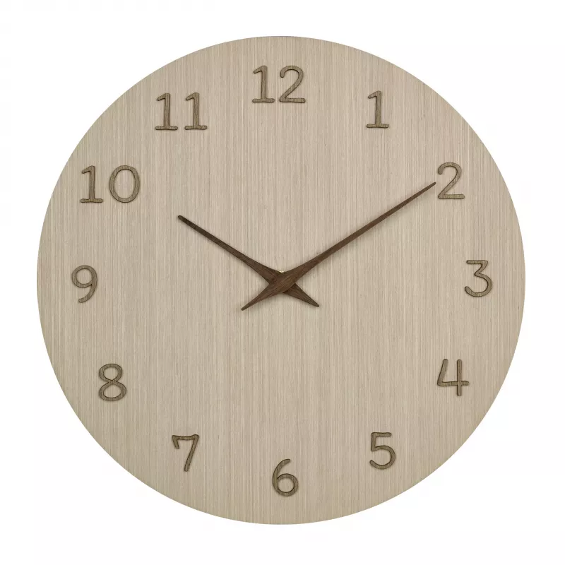 TFA Dostmann 60.3072.01 Επιτοίχιο ρολόι quartz 298 mm Ανοιχτό ξύλο