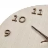 TFA Dostmann 60.3072.01 Επιτοίχιο ρολόι quartz 298 mm Ανοιχτό ξύλο