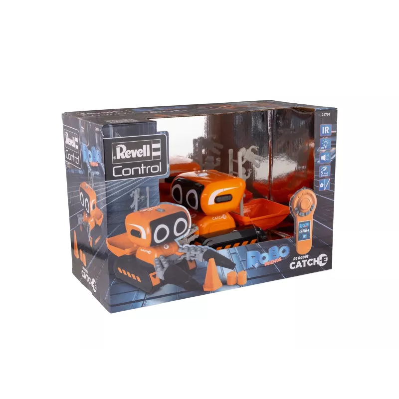 Revell RCCatch-E τηλεχειριζόμενο ρομπότ με βραχίονα αρπαγής, 2,4 GHz, Λευκό/Πορτοκαλί/Μαύρο 24701