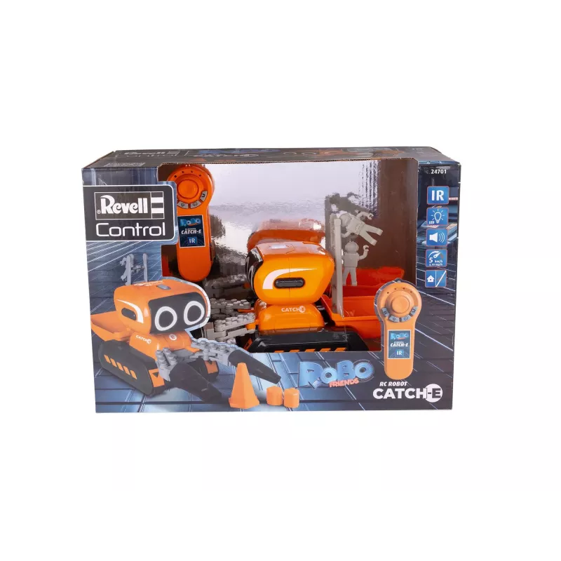 Revell RCCatch-E τηλεχειριζόμενο ρομπότ με βραχίονα αρπαγής, 2,4 GHz, Λευκό/Πορτοκαλί/Μαύρο 24701