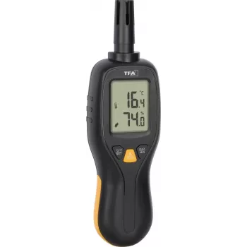 TFA Dostmann Digital Professional Θερμο-υγρόμετρο Μαύρο Κίτρινο 31.1066 31.1066.01