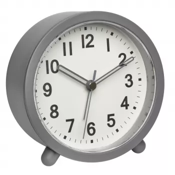 TFA Dostmann 60.1043.10 Ξυπνητήρι quartz Γκρι με αθόρυβο μηχανισμό και σταδιακό ξυπνητήρι