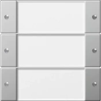 Gira 2133600 Πλήκτρο 3-πλό BSF System 55 Διαφανές/Ανοξείδωτο Ατσάλι