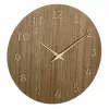 TFA Dostmann 60.3072.23 Ρολόι Τοίχου Quartz 298 mm Σκούρο Ξύλο