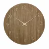 TFA Dostmann 60.3072.23 Ρολόι Τοίχου Quartz 298 mm Σκούρο Ξύλο
