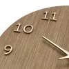 TFA Dostmann 60.3072.23 Ρολόι Τοίχου Quartz 298 mm Σκούρο Ξύλο
