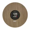 TFA Dostmann 60.3072.23 Ρολόι Τοίχου Quartz 298 mm Σκούρο Ξύλο