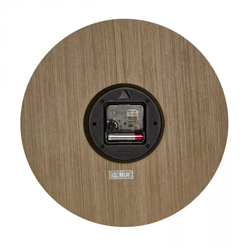 TFA Dostmann 60.3072.23 Ρολόι Τοίχου Quartz 298 mm Σκούρο Ξύλο