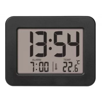 TFA 60.2044.01 Ξυπνητήρι Quartz Μαύρο