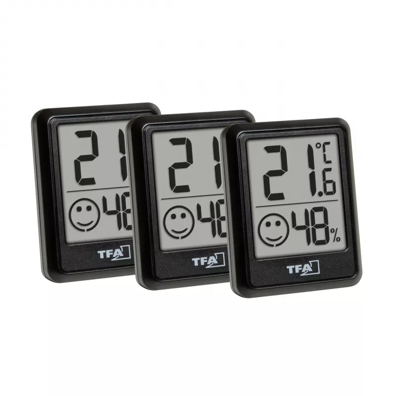 TFA Dostmann Ψηφιακό Θερμο-Υγρόμετρο Μαύρο 30.5060.01.03
