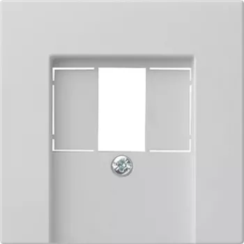 Gira System 55 Πλάκα κάλυψης για TAE και USB, Γκρι 0276015