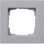 Gira E2 Flat Αλουμίνιο 1πλό Πλαίσιο κάλυψης 80,8x80,8mm 211255