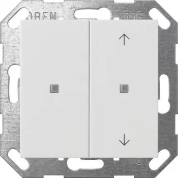 Gira KNX 2πλός διακόπτης με βέλη, Λευκό 517503