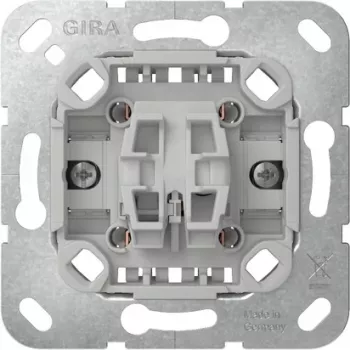 GIRA Μηχανισμός διακόπτη, 1-πολικός NO, 10 A, χωνευτός, System 55 312700