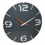TFA Dostmann Design Ρολόι τοίχου με ραδιοσήμα Contour, μαύρο/λευκό (60.3536.10)