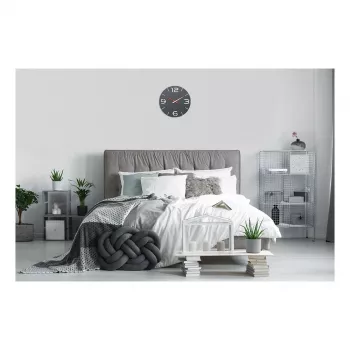 TFA Dostmann Design Ρολόι τοίχου με ραδιοσήμα Contour, μαύρο/λευκό (60.3536.10)