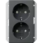 GIRA SCHUKO Πρίζα 1-πλή Anthrazit 273128
