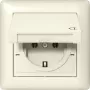 Gira 415701 SCHUKO Πρίζα με καπάκι, IP44, Λευκό