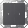 Gira KNX Πλήκτρο για διακόπτη, 2-πλό, Anthrazit 517328