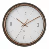 TFA Dostmann 60.3547.10 Ασύρματο ρολόι τοίχου 22,3 cm Γκρι Χαλκός
