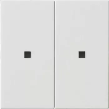 GIRA 510703 KNX RF Επιφάνεια χειρισμού 2-πλή System 55 Λευκό