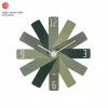 TFA Dostmann 60.3020.04 Ρολόι τοίχου Quartz 400 mm Ελιά πράσινο συρόμενος δείκτης δευτερολέπτων