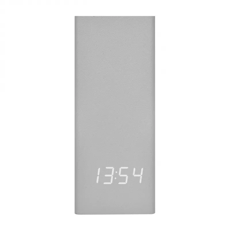 TFA Dostmann 60.2041.15 επιτραπέζιο ρολόι quartz γκρι κίτρινο