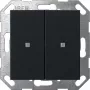 Gira KNX πλήκτρο 2 θέσεων, μαύρο (5173005)